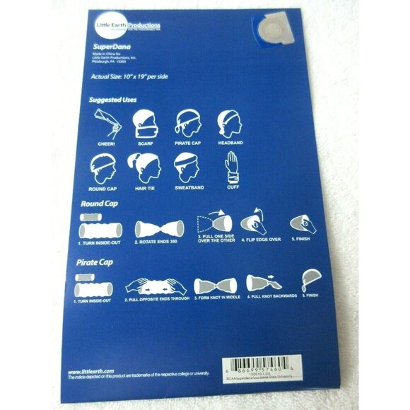 Louisiana State Tigers LSU NCAA Multi Purpose SuperDana Neck Gaiter Logo Scarf - Picture 3 of 5